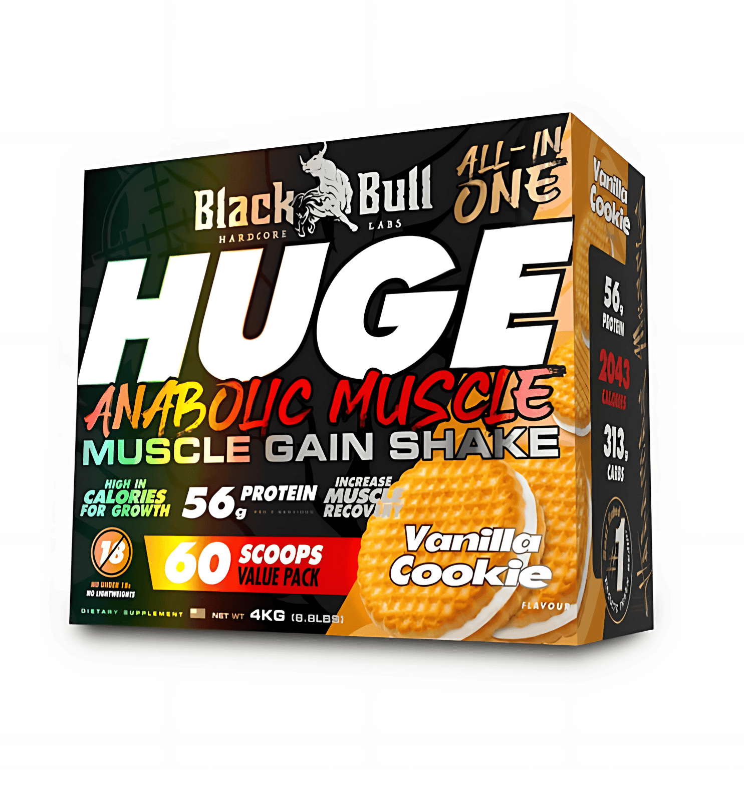 Black Bull HUGE Anabolic Muscle Vanilla Cookie