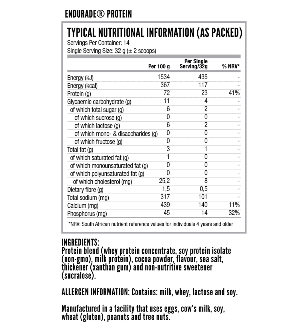Endurade Protein 1LB (454g)