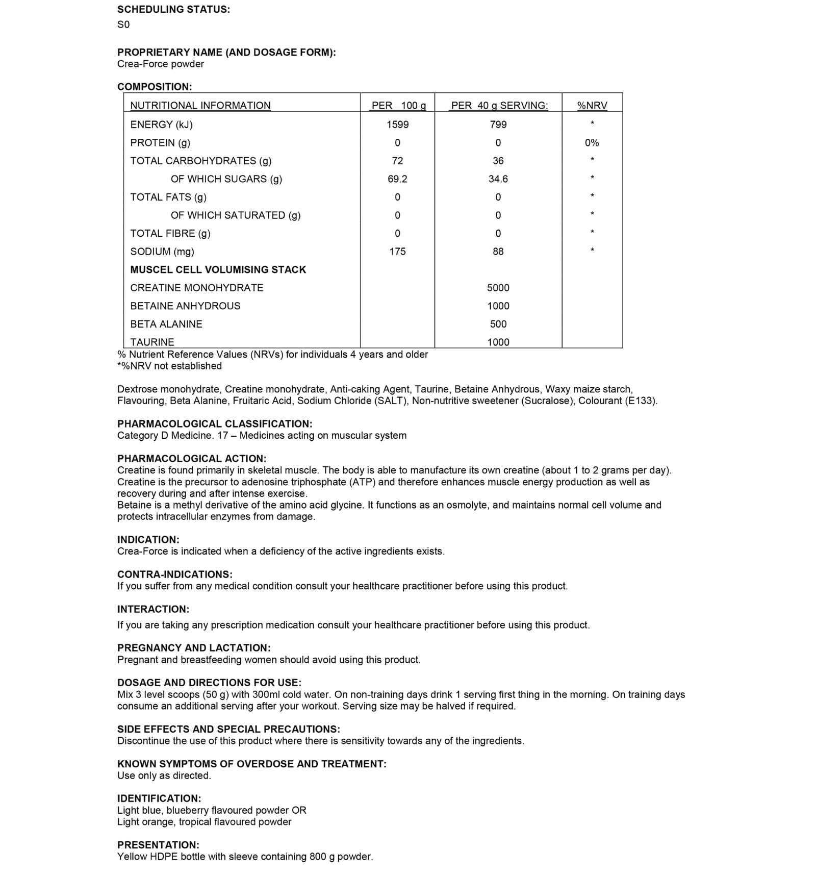 NPL Crea-Force Information