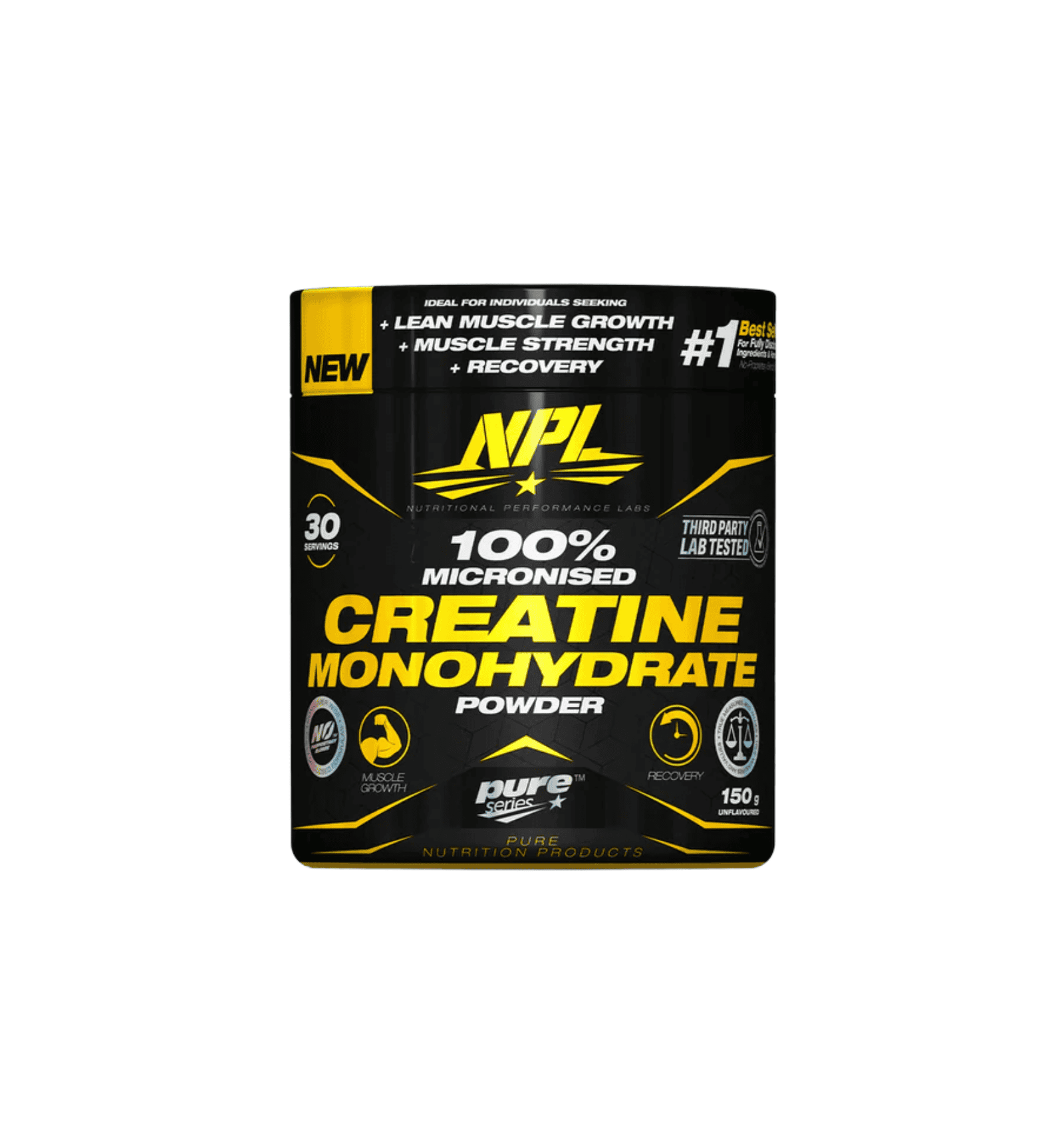 NPL Creatine Monohydrate micronized powder for strength