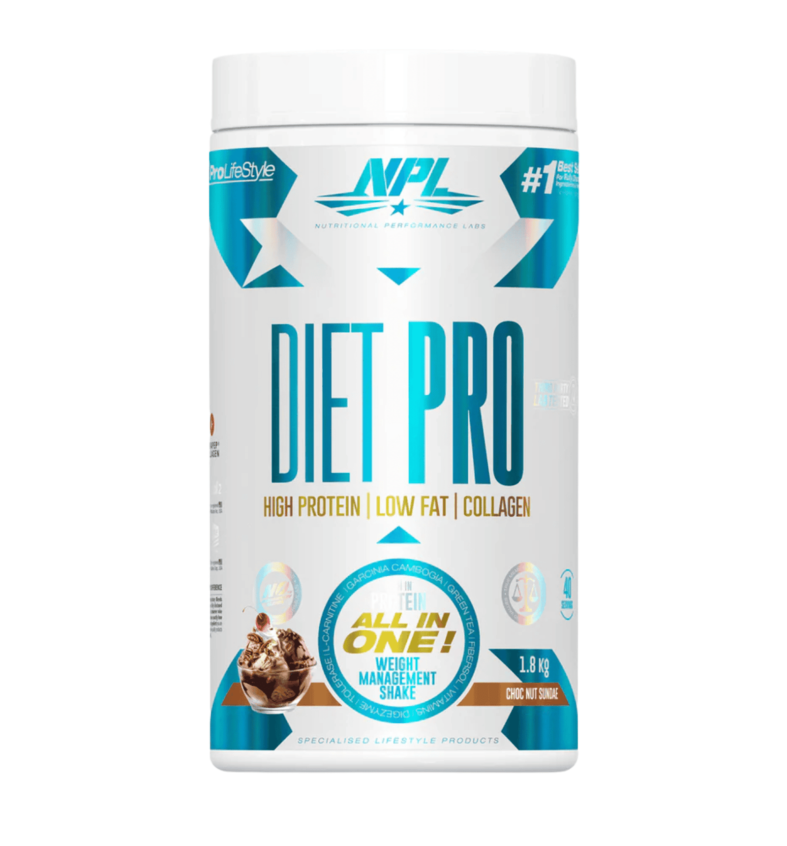 NPL Diet Pro High Protein Meal Replacement Shake for Weight Loss