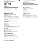 NPL Keto Cuts Information