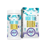 NPL Night Time Burn, night time fat burner, stimulant-free weight loss, burn fat while sleeping, cortisol support supplement, sleep aid for weight loss, natural sedative, adrenal support, fat burning night pills, NPL weight management, stress relief supplement, melatonin fat burner