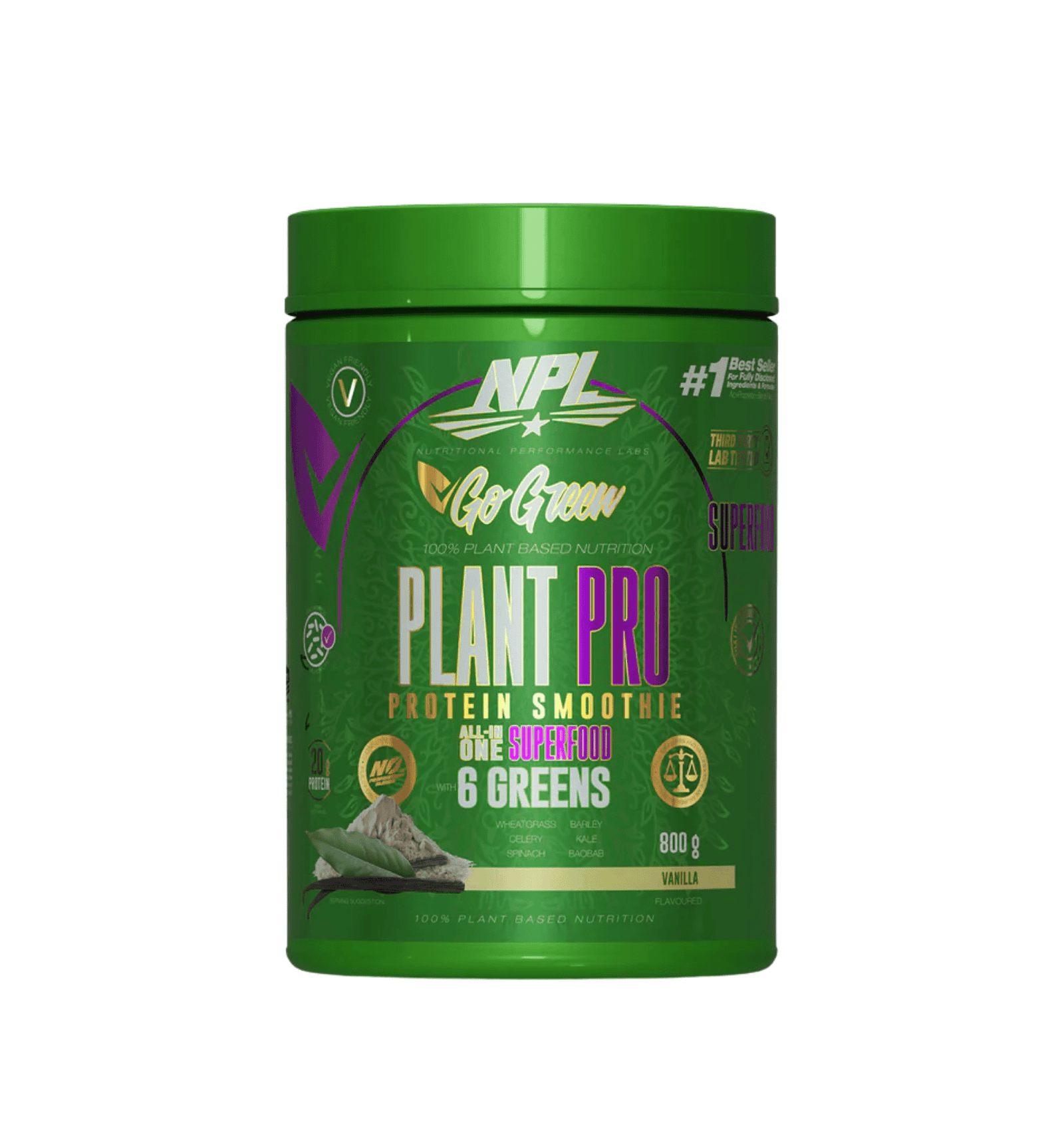 NPL Plant Pro Protein Smoothie vegan organic protein powder