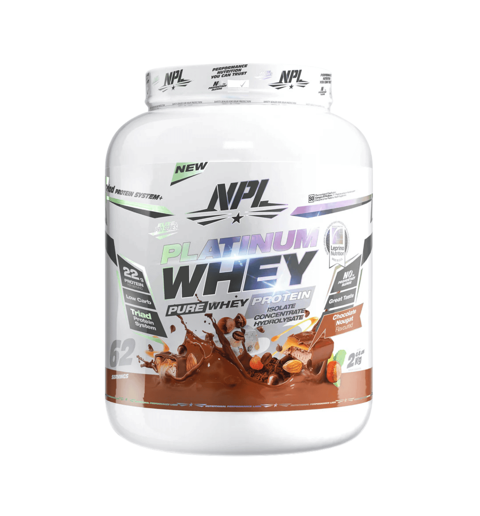 NPL Platinum Whey Chocolate Nougat