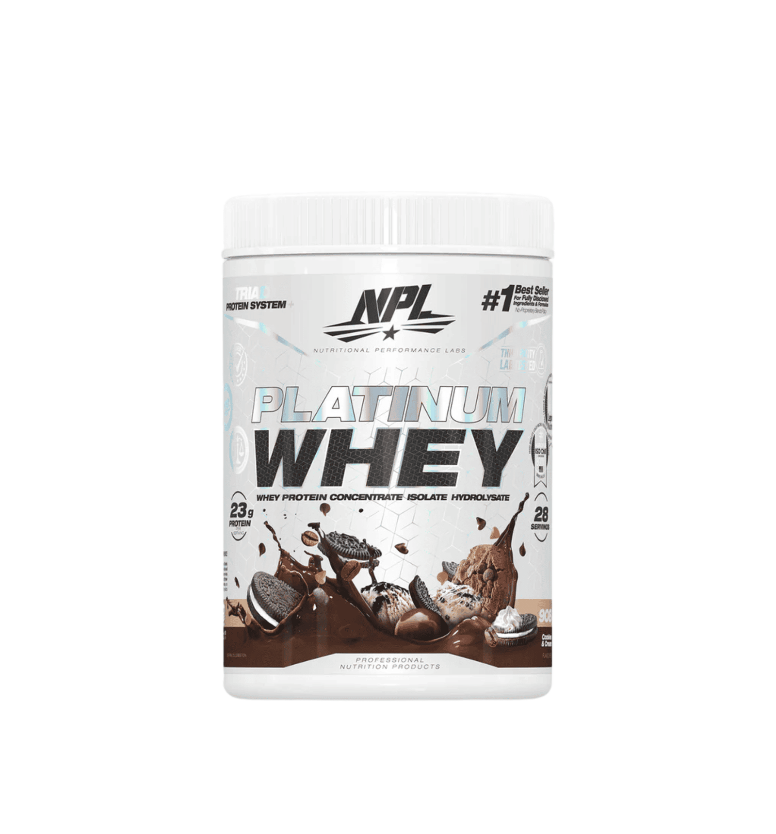 NPL Platinum Whey Cookies and Cream