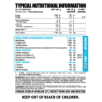 NPL Pre-Ignite Nutritional Information