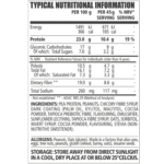 NPL Vegan Protein Bar Nutritional Information