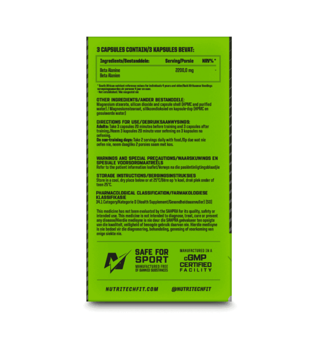 NutriTech Beta-Alanine