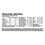 NutriTech Protein & Oats Bar Coconut Granola