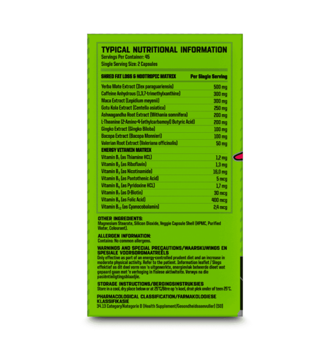 NutriTech Shred Extreme Fat Burner