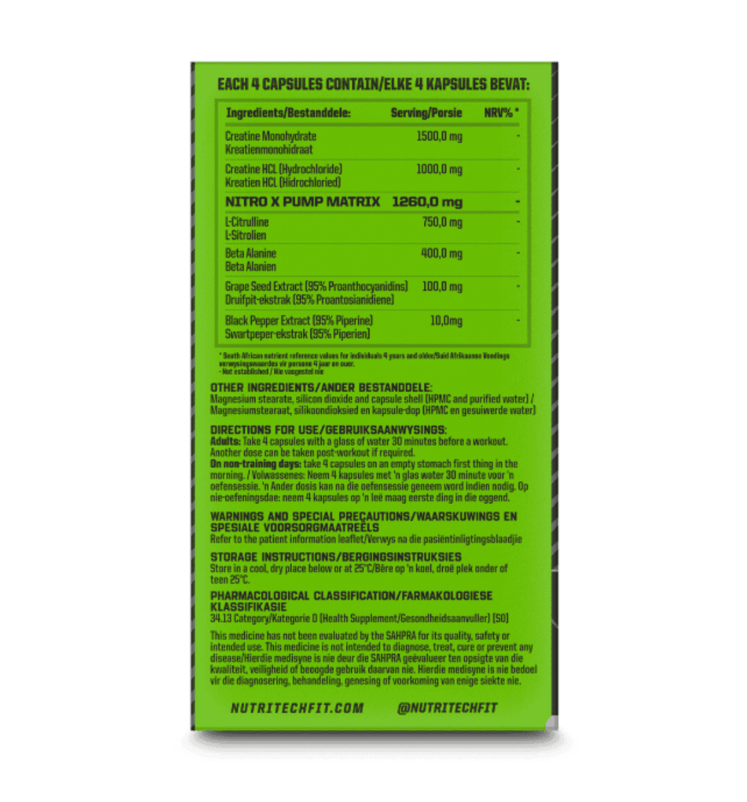 Nutritech Creatine Nitro X