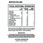 Nutritech Gym Juice Electrolyte Drink 630ml