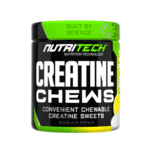 NUTRITECH Creatine Chews 400g bring the power of creatine monohydrate in a delicious and convenient chewable format