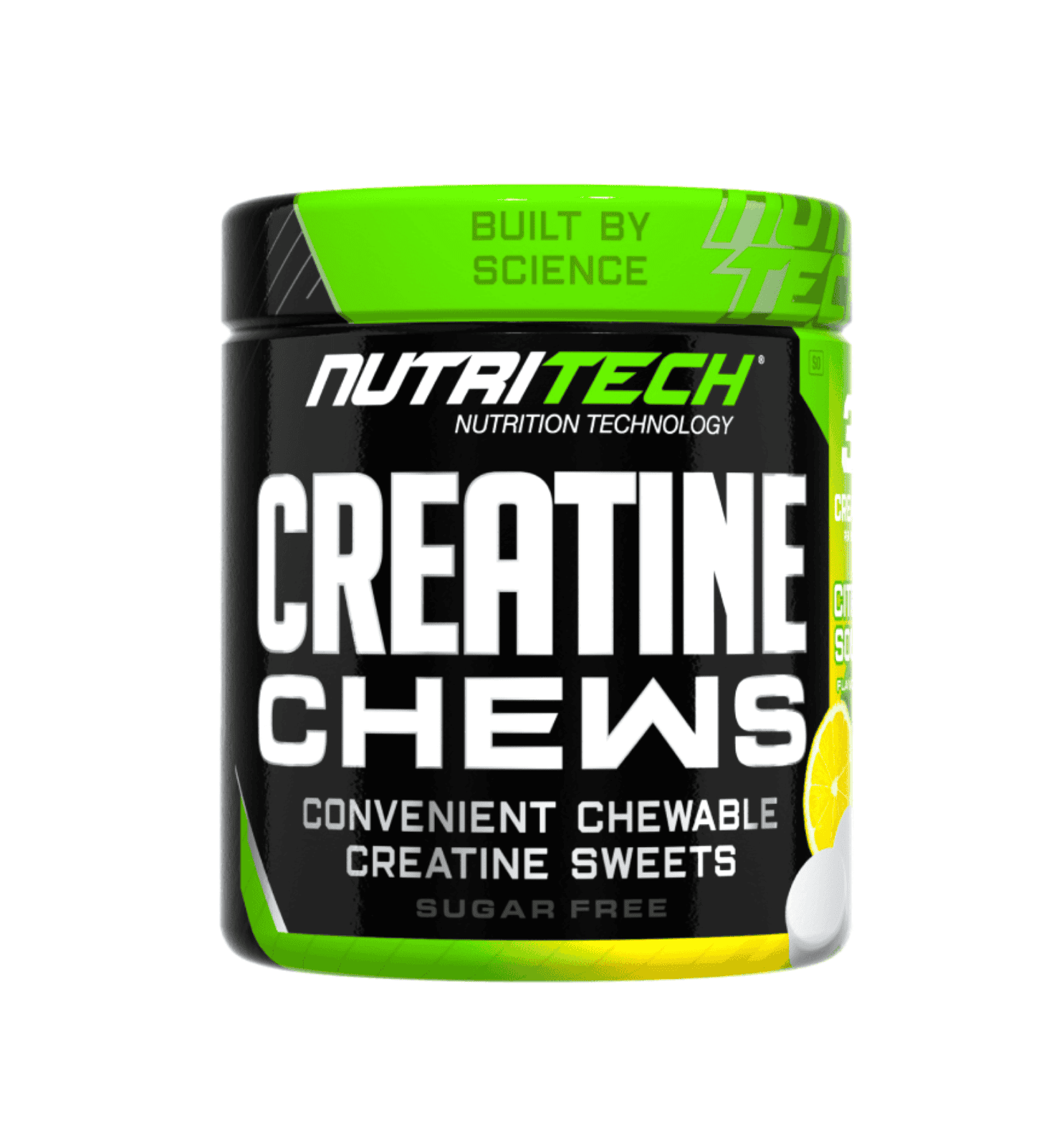 NUTRITECH Creatine Chews 400g bring the power of creatine monohydrate in a delicious and convenient chewable format