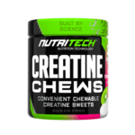 NUTRITECH Creatine Chews 400g pack front view – 90 chewable tablets for muscle growth