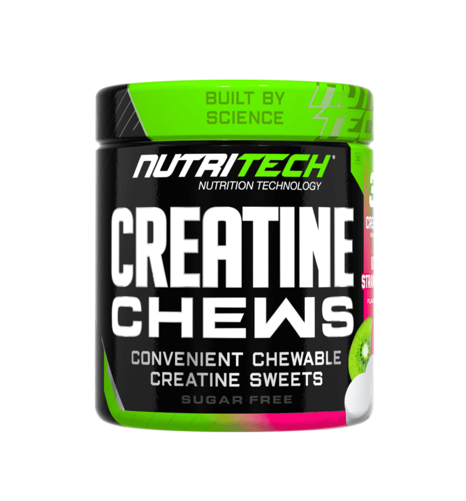 NUTRITECH Creatine Chews 400g pack front view – 90 chewable tablets for muscle growth