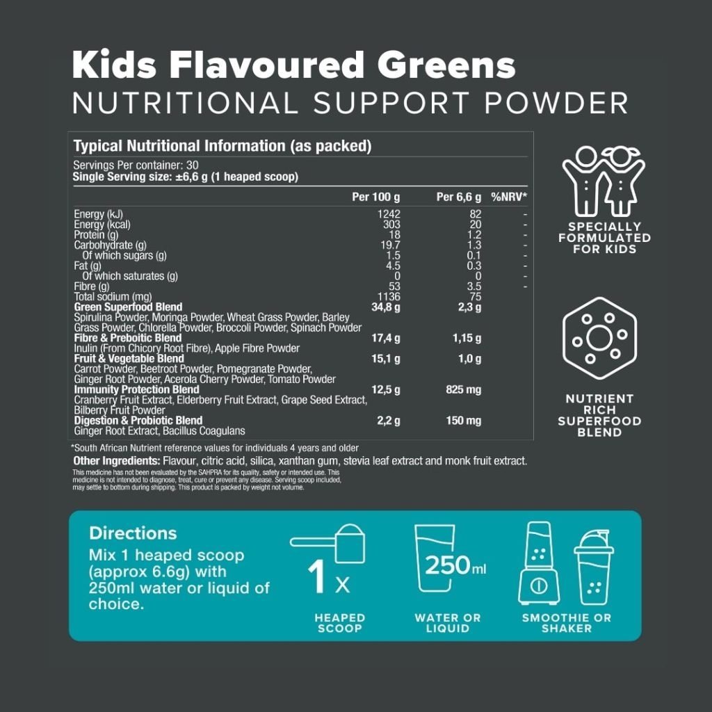 Vitatech Kids Greens NI Panel
