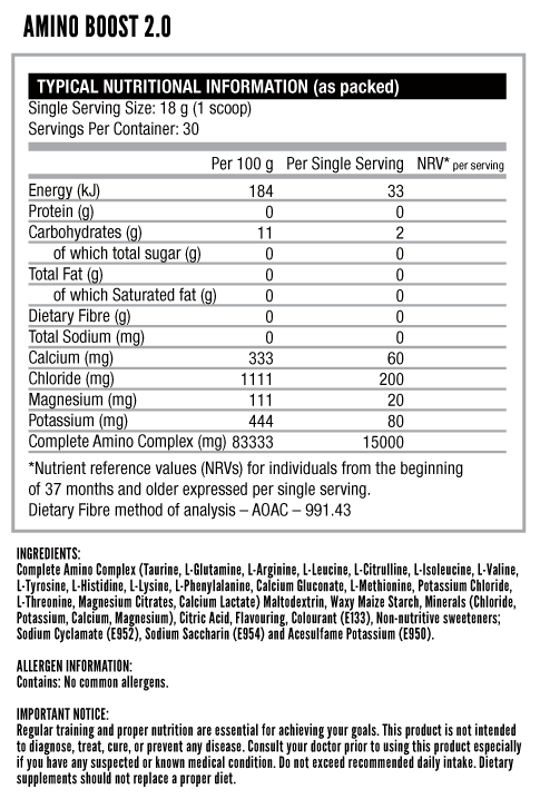 NutriTech Amino Boost 2.0